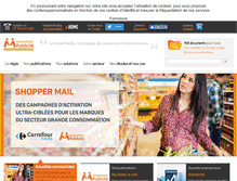 Tablet Screenshot of mediapost-publicite.fr